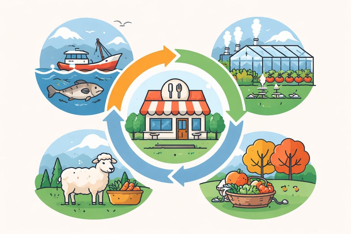 Seasonal ingredient flow in Reykjavik dining