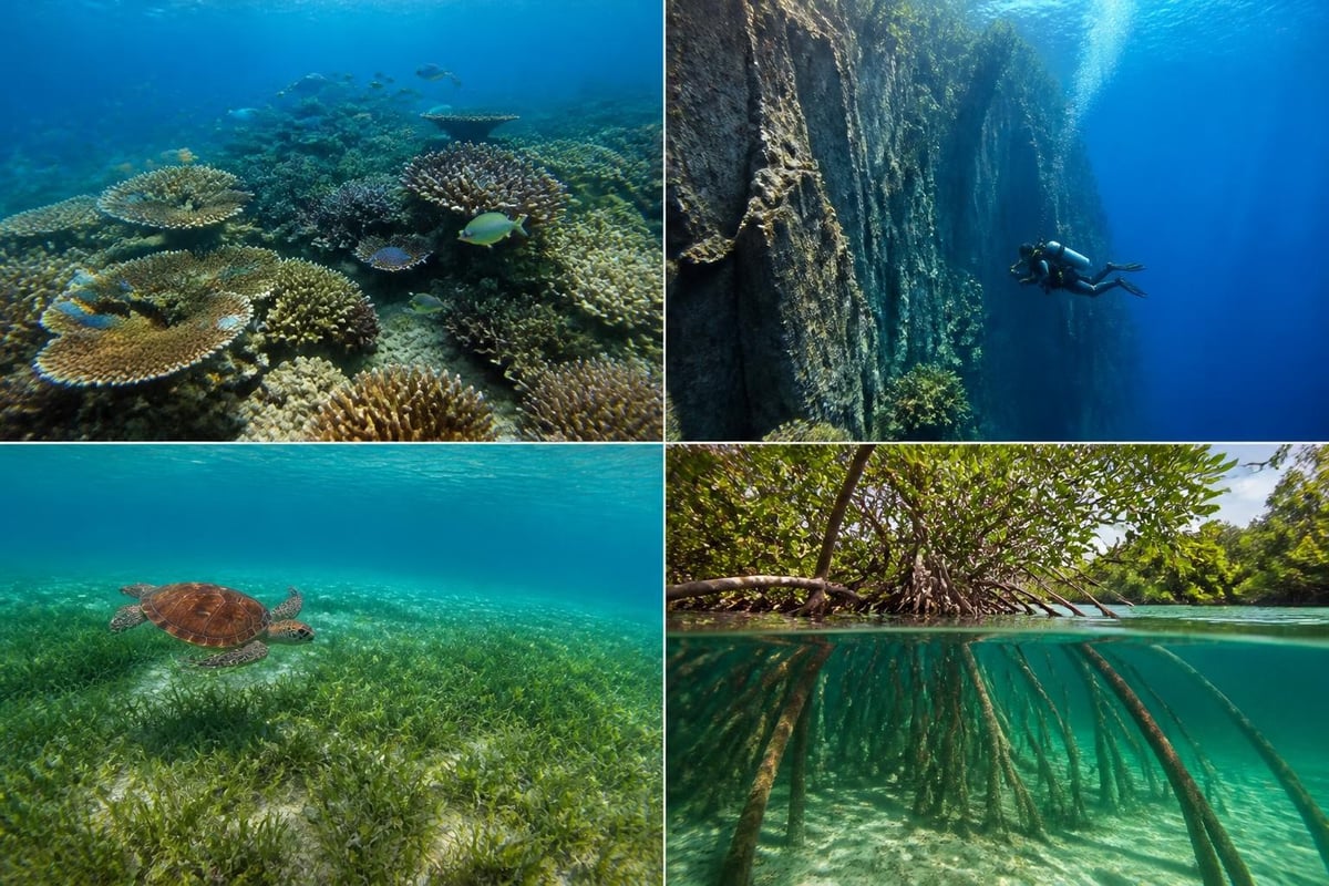 Coron reef ecosystems