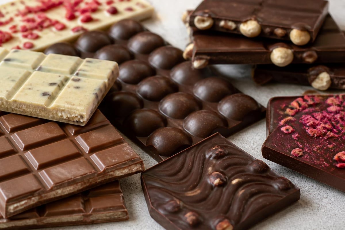 South African chocolate selection