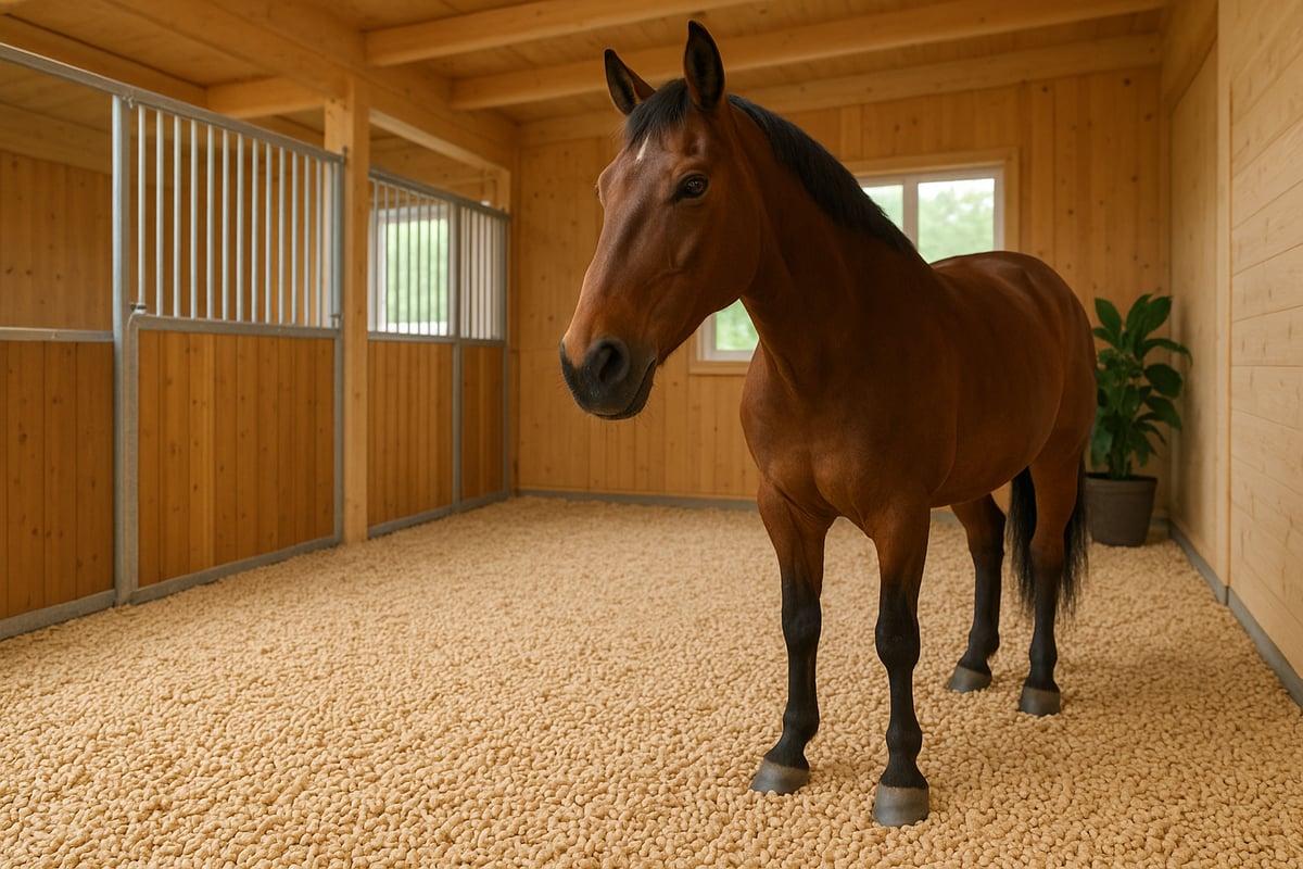 Vorteile von Holzpellets als Pferdeeinstreu