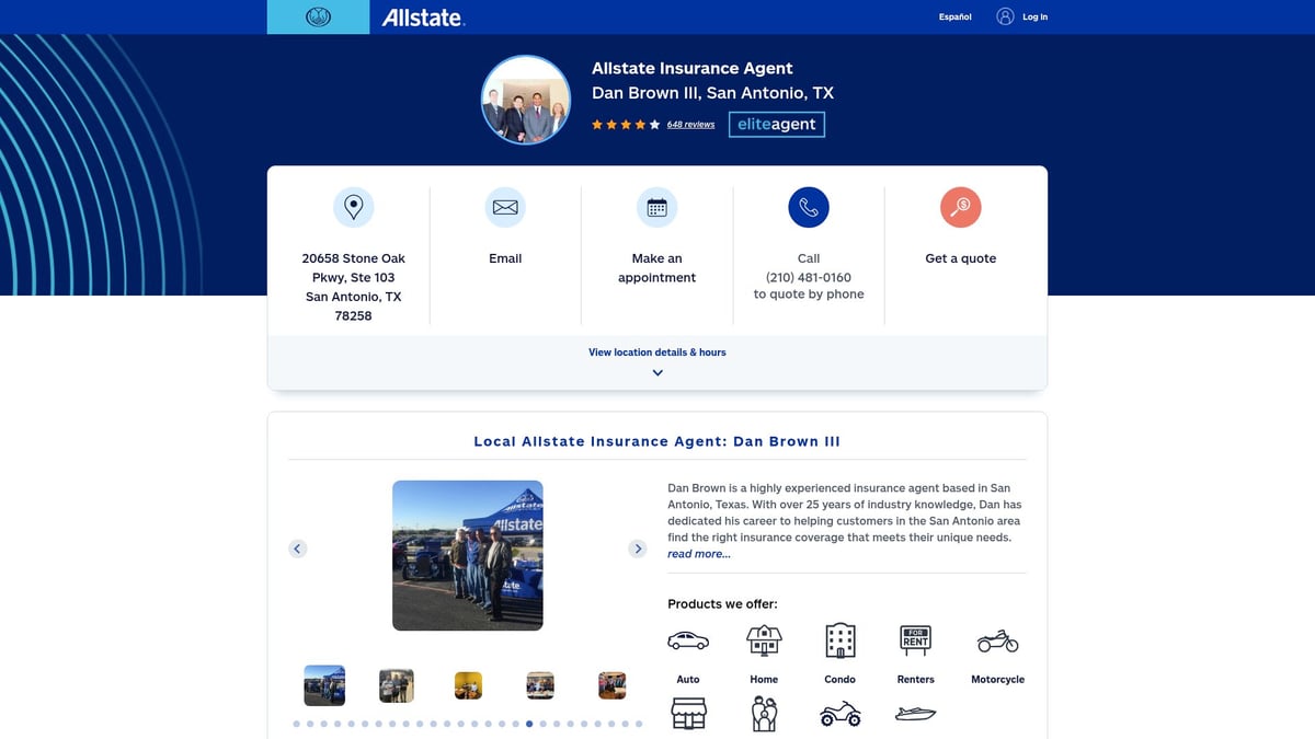 7 Best Insurance Agent San Antonio TX Options for 2026 - Allstate Insurance – Dan Brown III