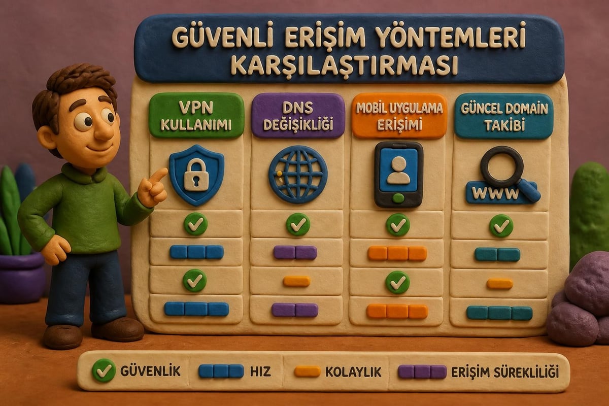 Erişim yöntemleri diyagramı