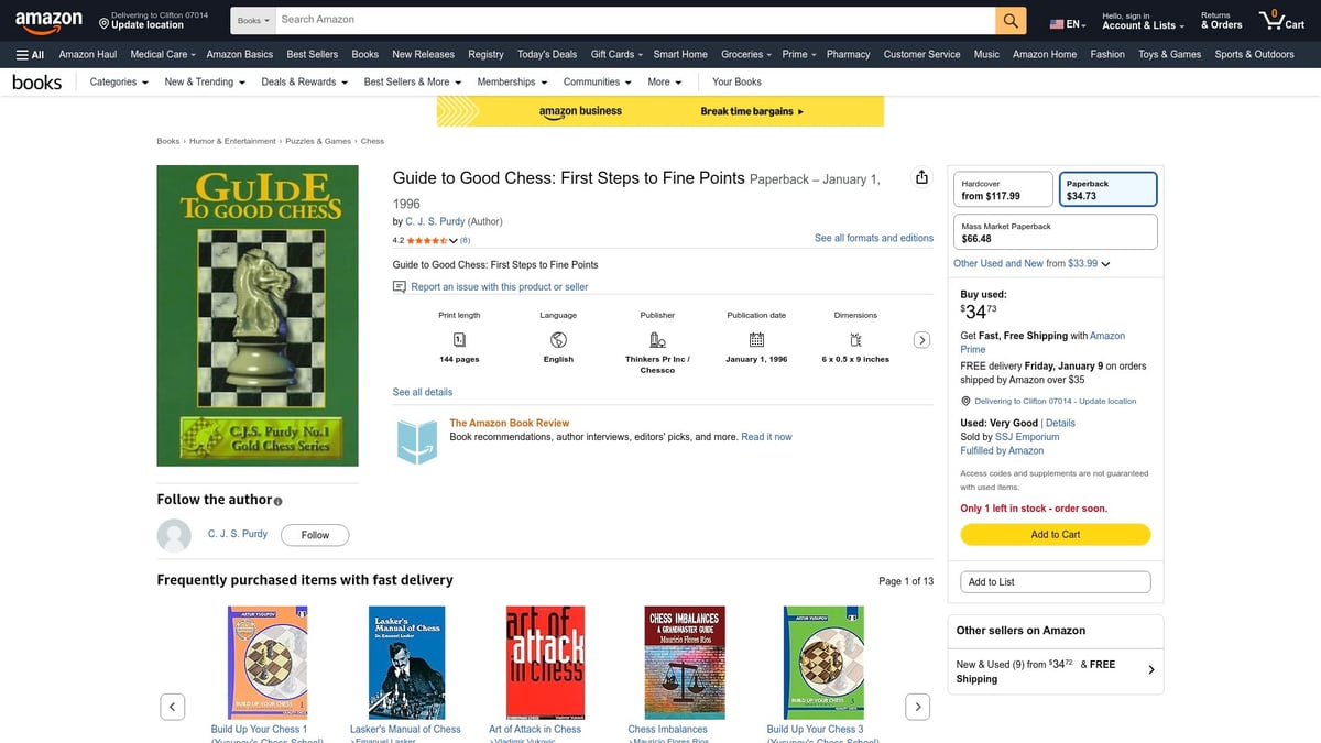 9 Essential Chess Puzzles Book Picks to Sharpen Your Mind 2026 - Bobby Fischer’s Outrageous Chess Fortunes by Eric Schiller