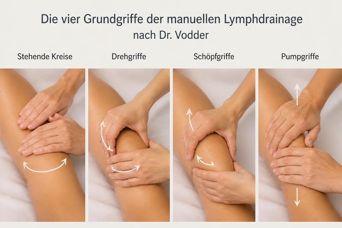 Lymphdrainage Grifftechniken