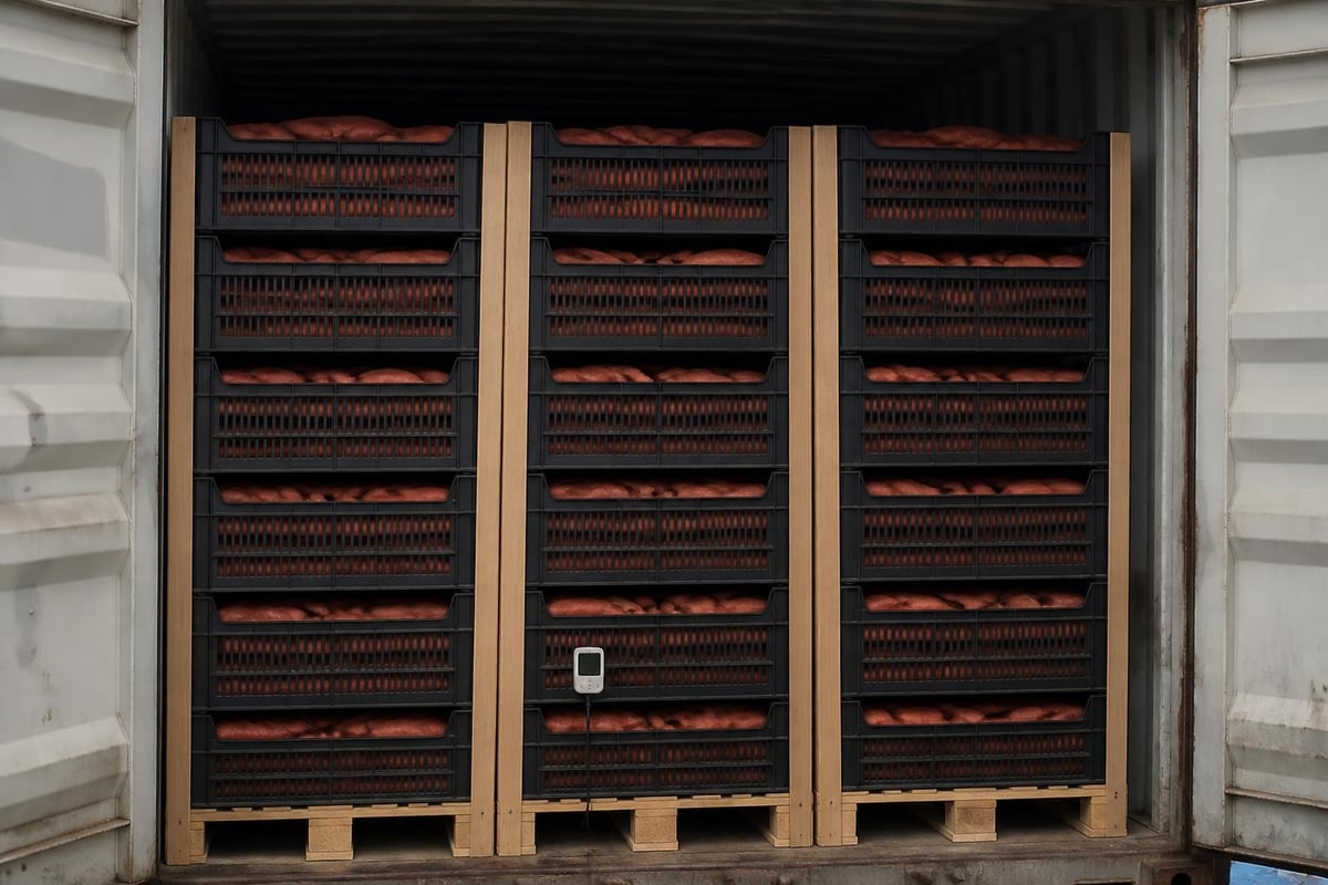 Container loading diagram