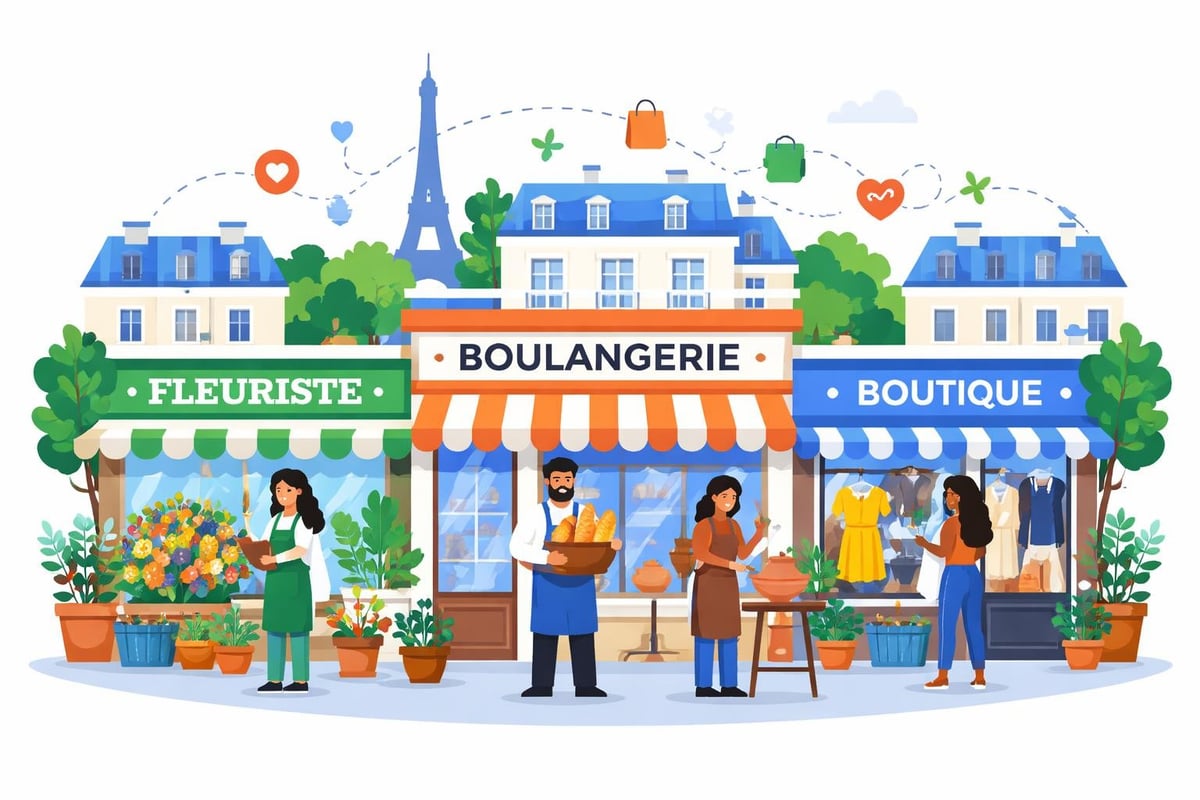 Commerces de quartier parisiens