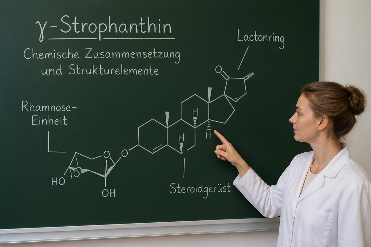 Molekulare Struktur von G Strophanthin