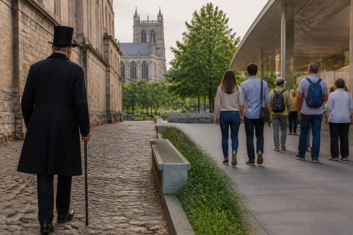 Walking journeys through history