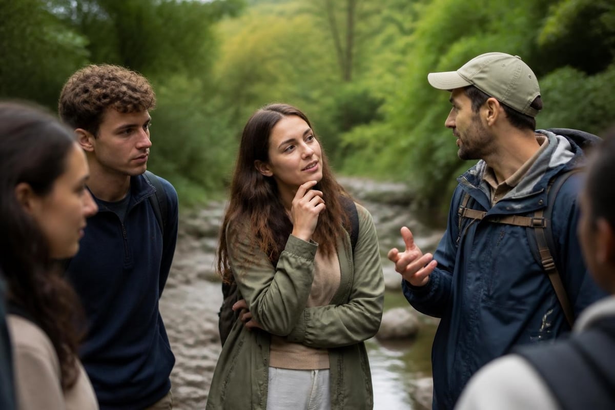 Engagement strategies for guided walks