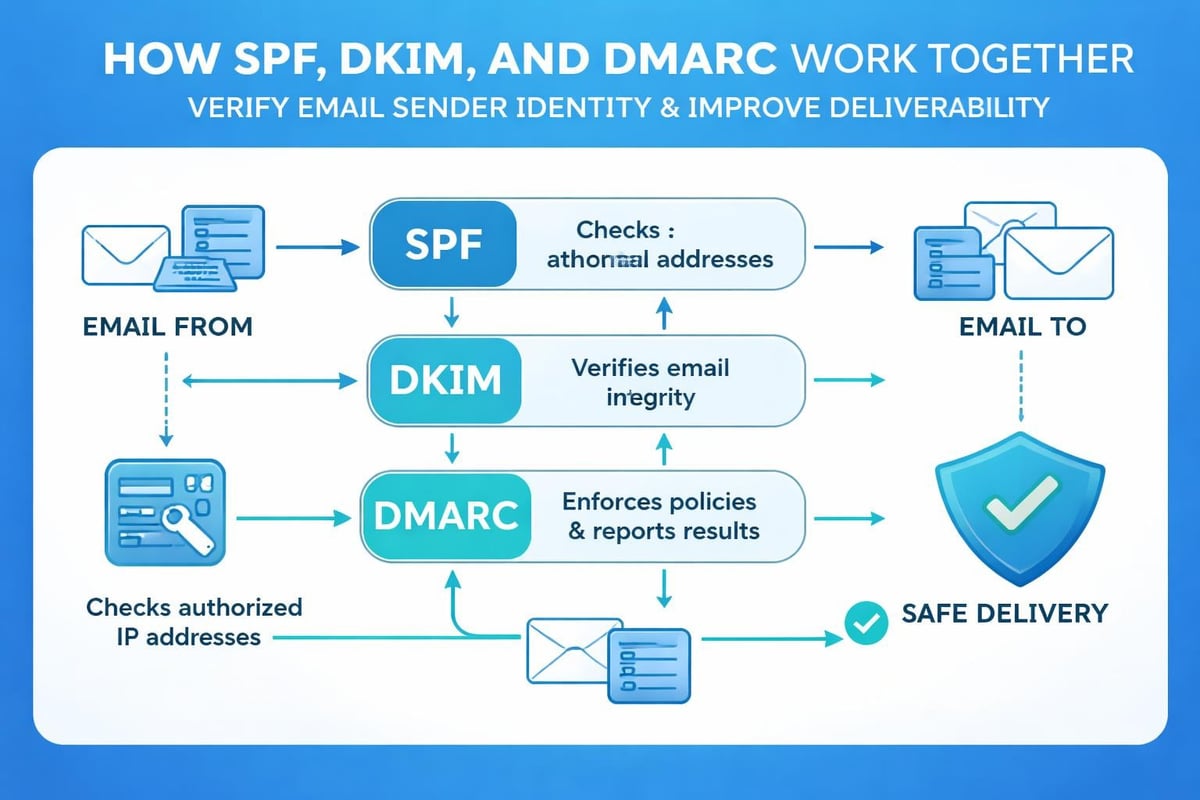 Email authentication workflow