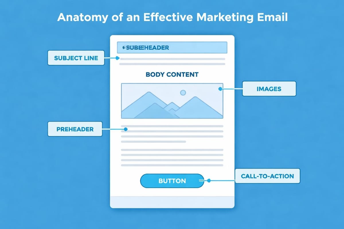 Email content structure