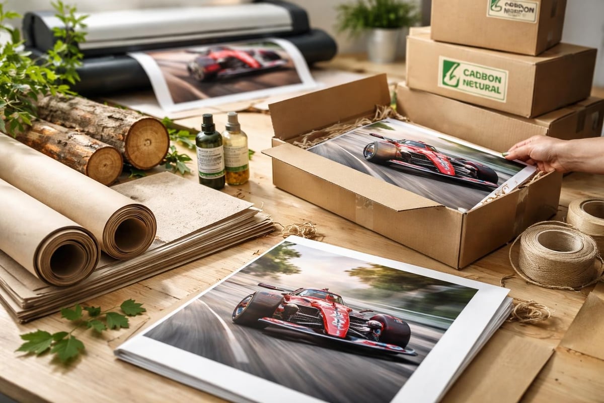 Sustainable F1 gift production