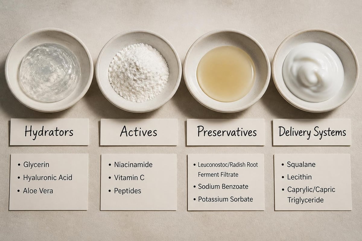 Non toxic ingredient categories