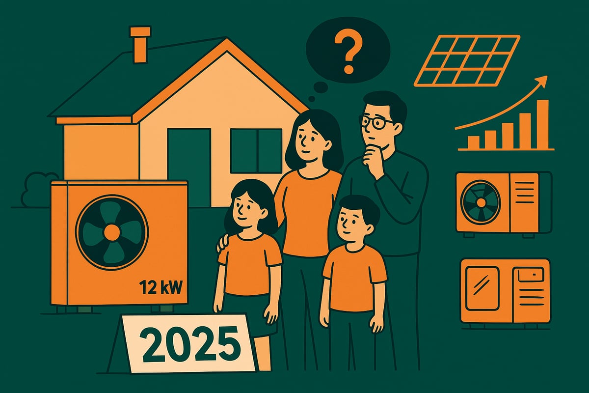 Pregled trga toplotnih črpalk 12 kW v letu 2025