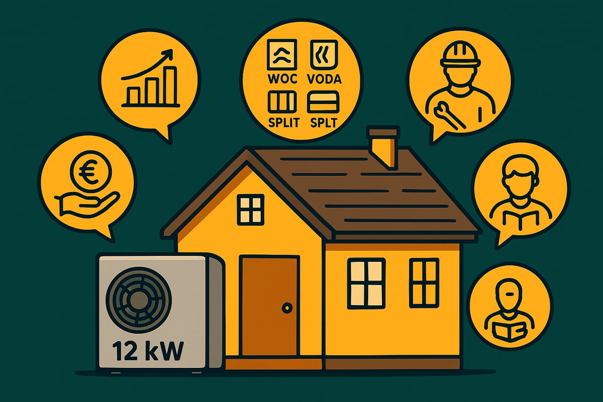 Dejavniki, ki vplivajo na ceno toplotne črpalke 12 kW