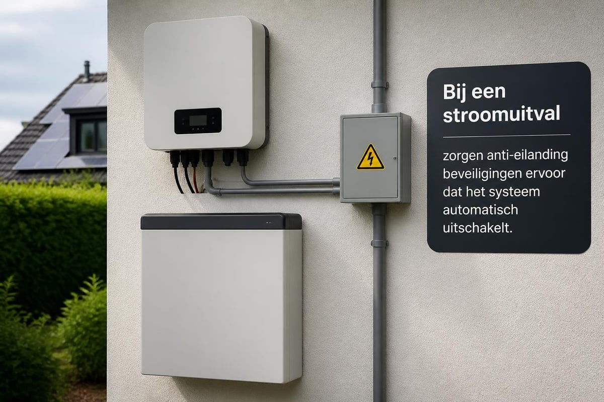 Eilandbeveiliging thuisbatterij
