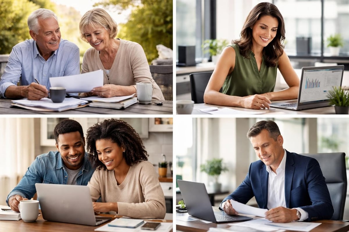 Audience segmentation for financial advisors