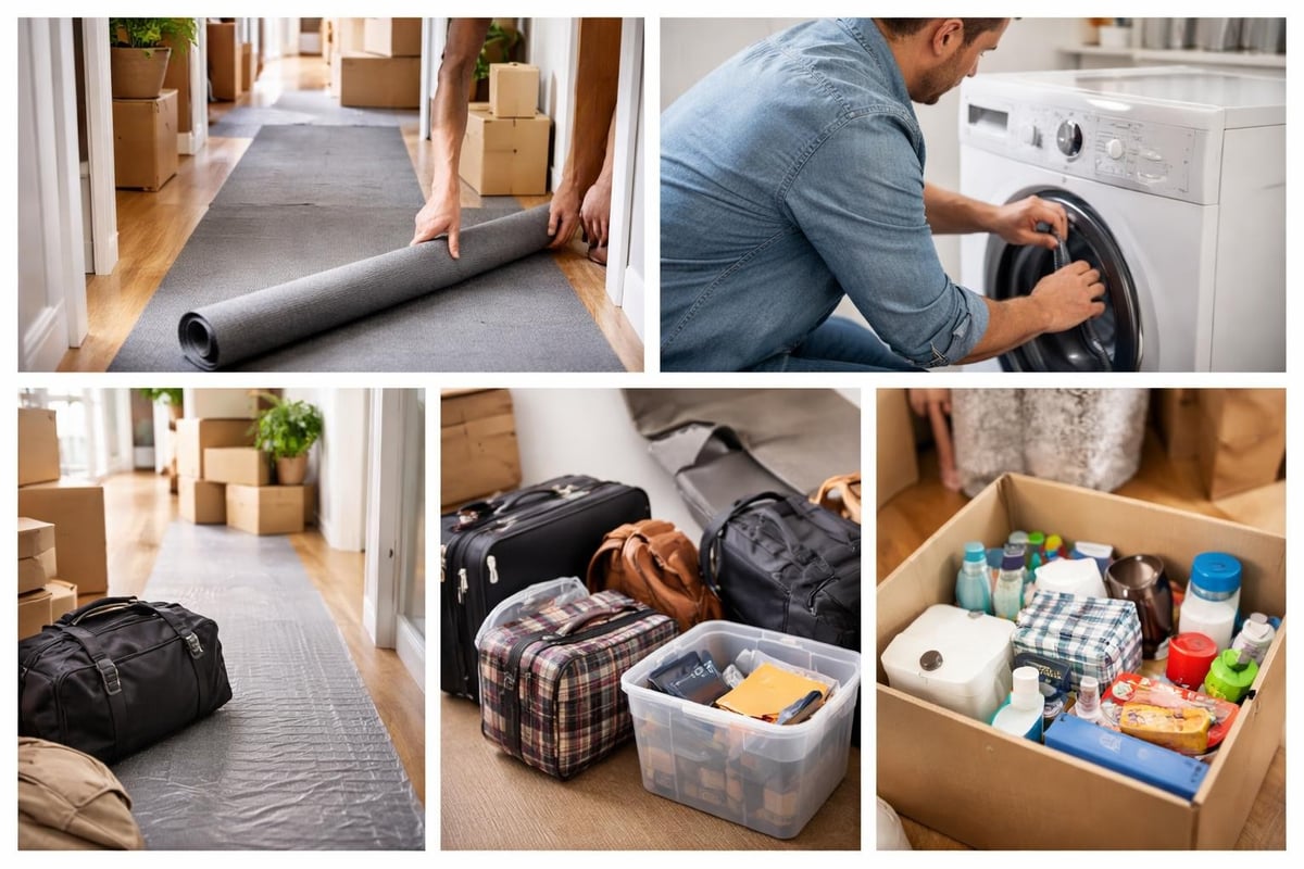 Moving day preparation checklist