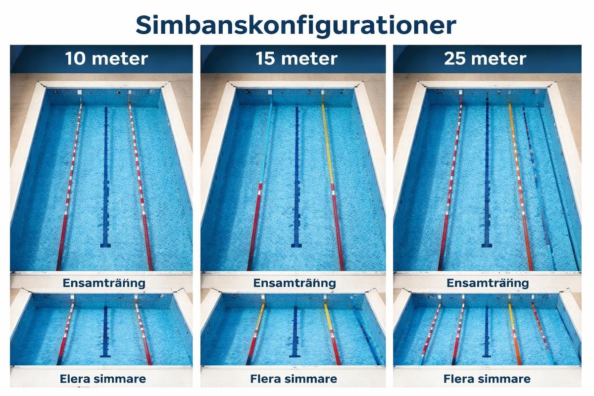 Sport pool dimensionering