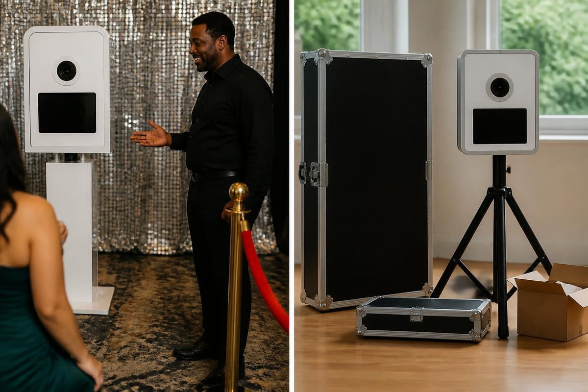 Traditional versus modern photo booth rental models