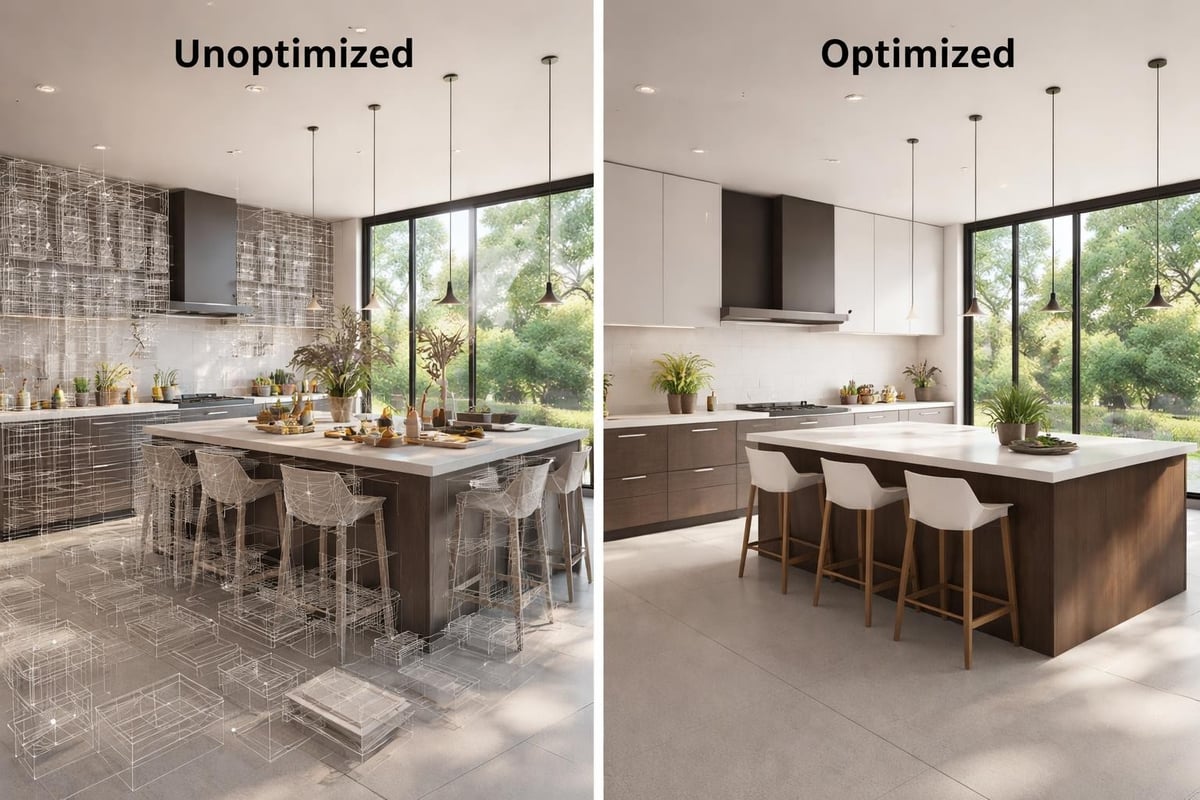 Scene optimization techniques