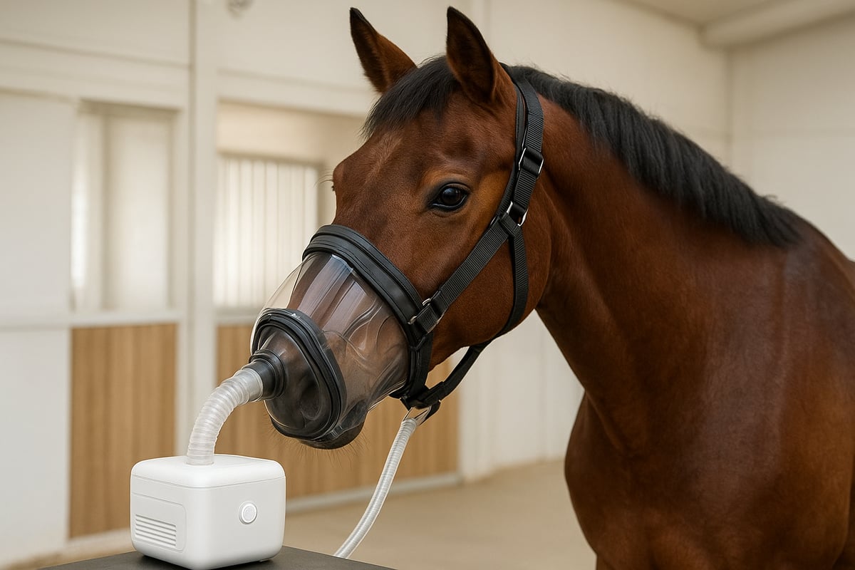 Was ist eine Inhalationsmaske für Pferde?