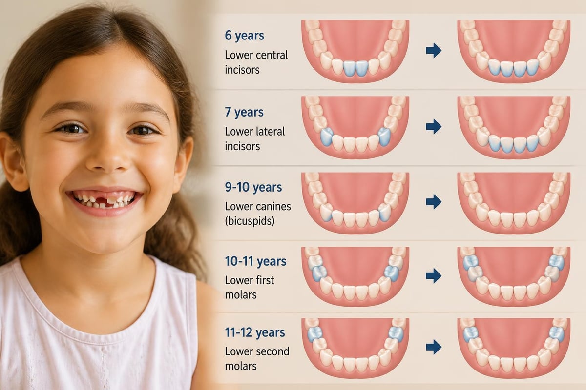 Baby tooth loss timeline