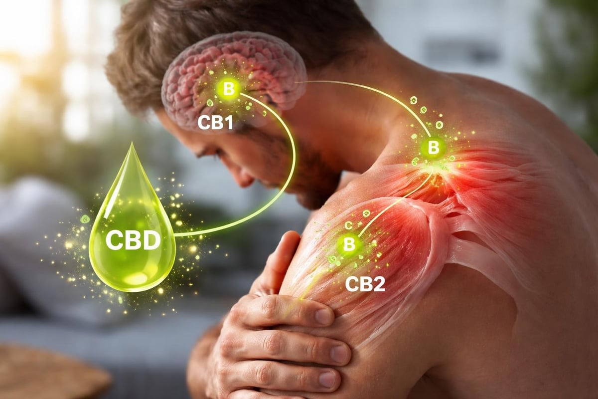 CBD interaction with endocannabinoid system
