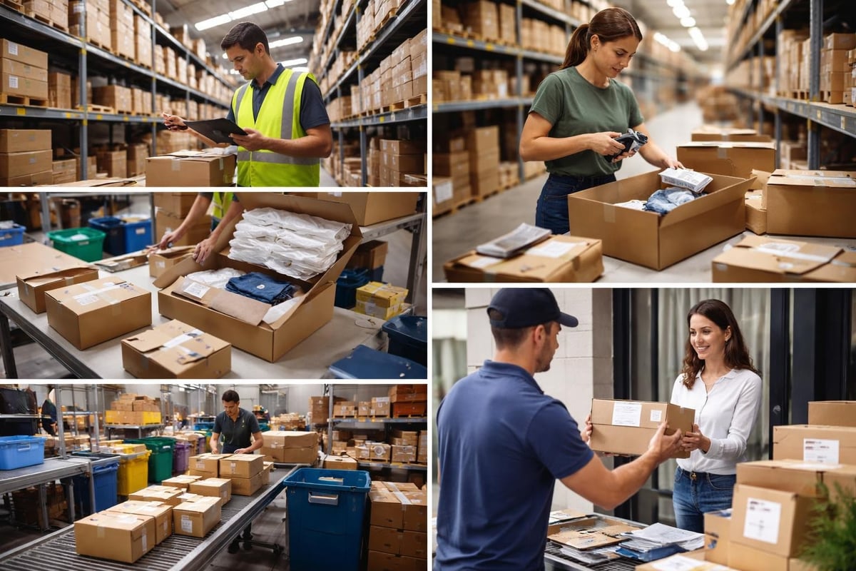 DTC fulfillment workflow stages