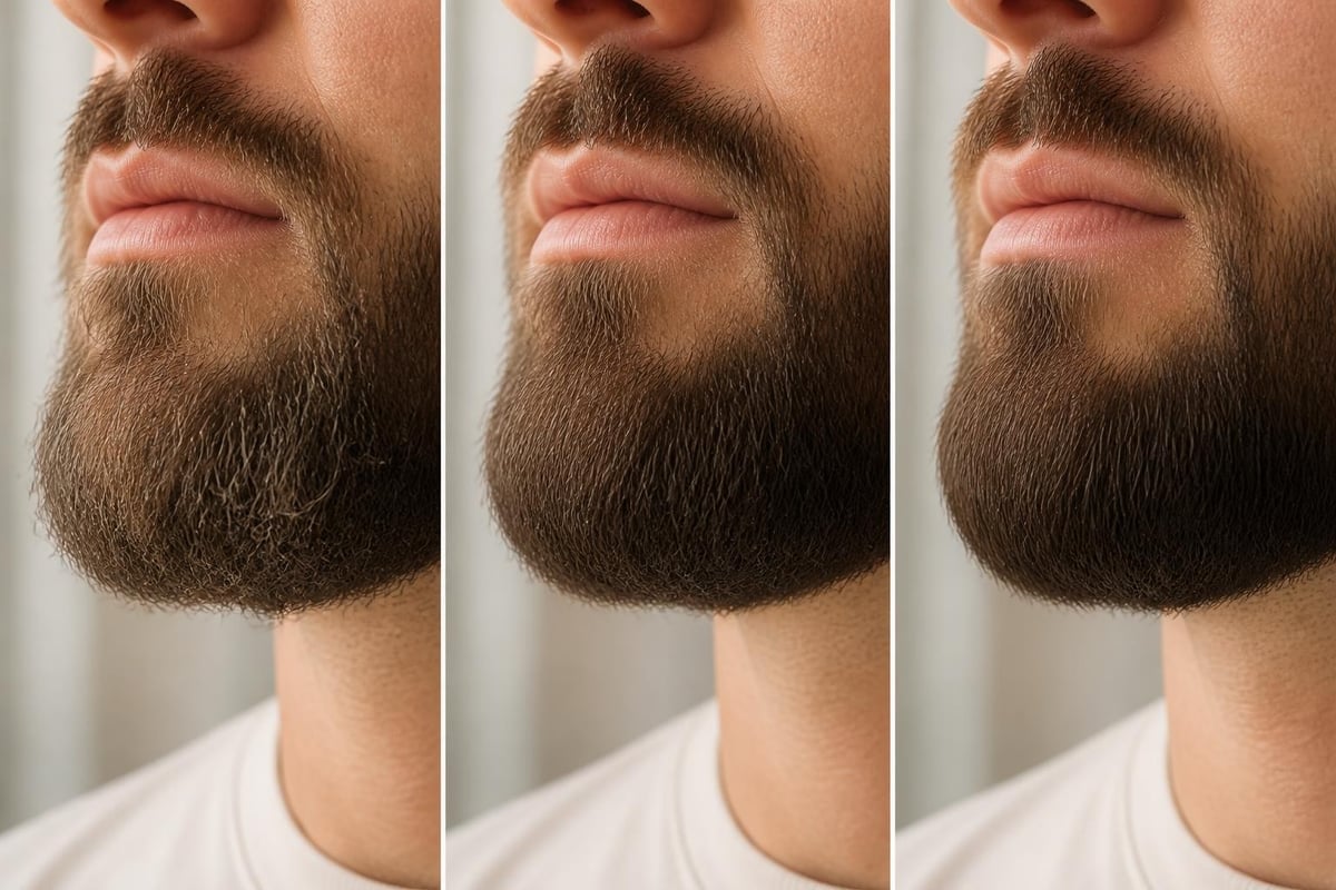 Beard hair cuticle repair