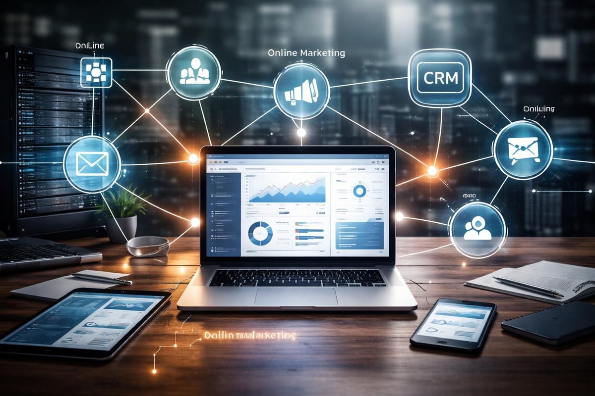 Online marketing technical ecosystem