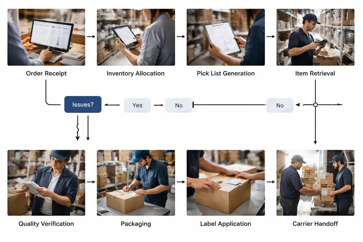 Fulfillment workflow process