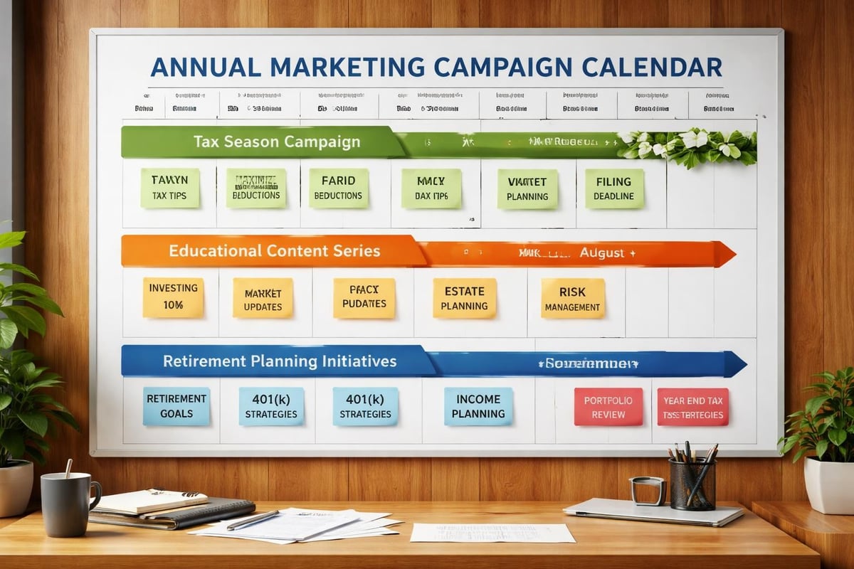Marketing Campaigns That Drive Results for Financial Advisors Marketing campaign timeline