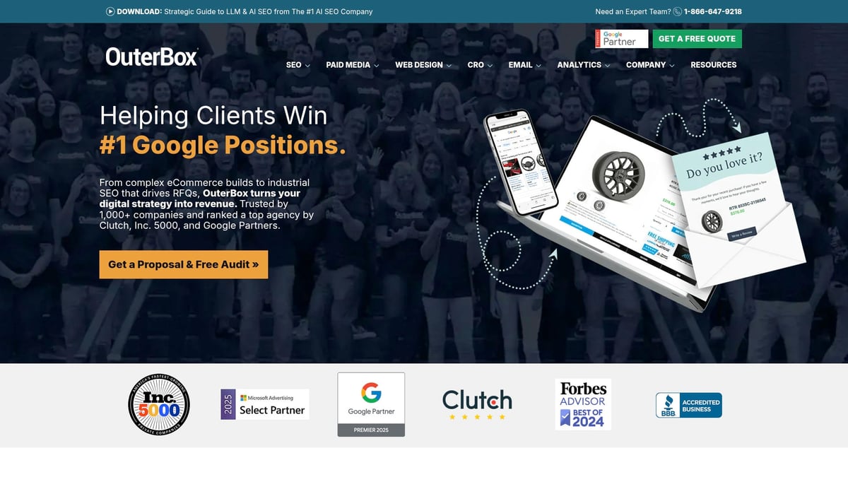 9 Essential SEO Marketing Companies to Watch in 2026 - OuterBox