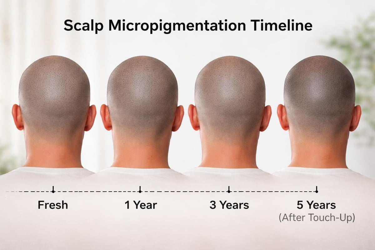 Scalp tattoo longevity