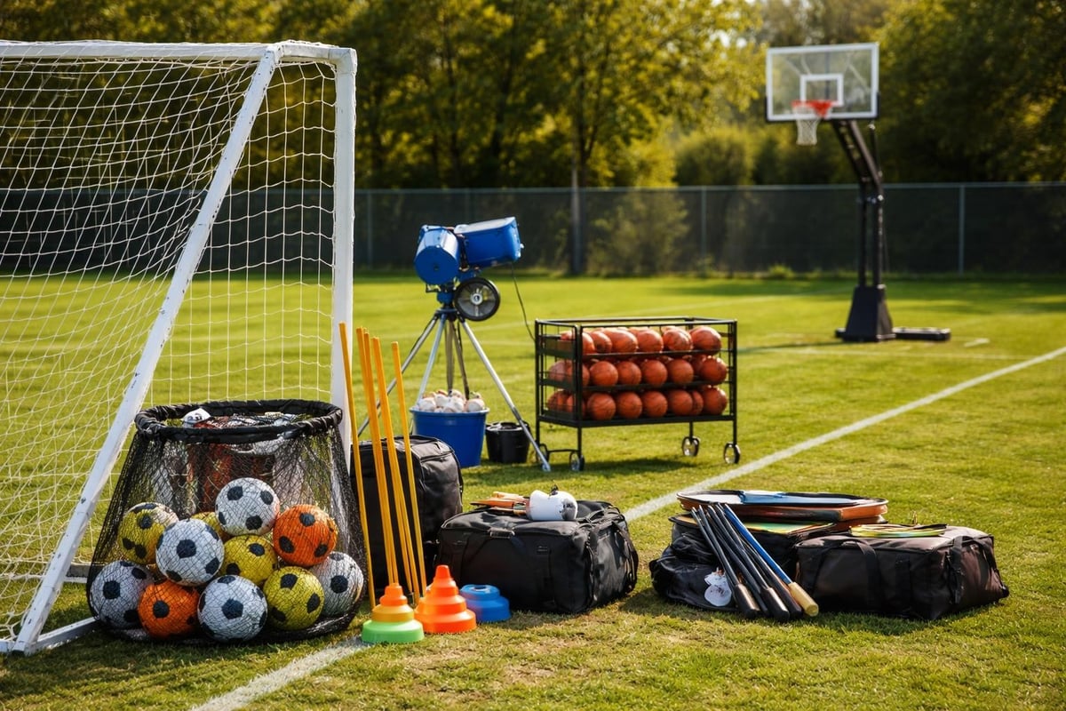 Team sports equipment categories
