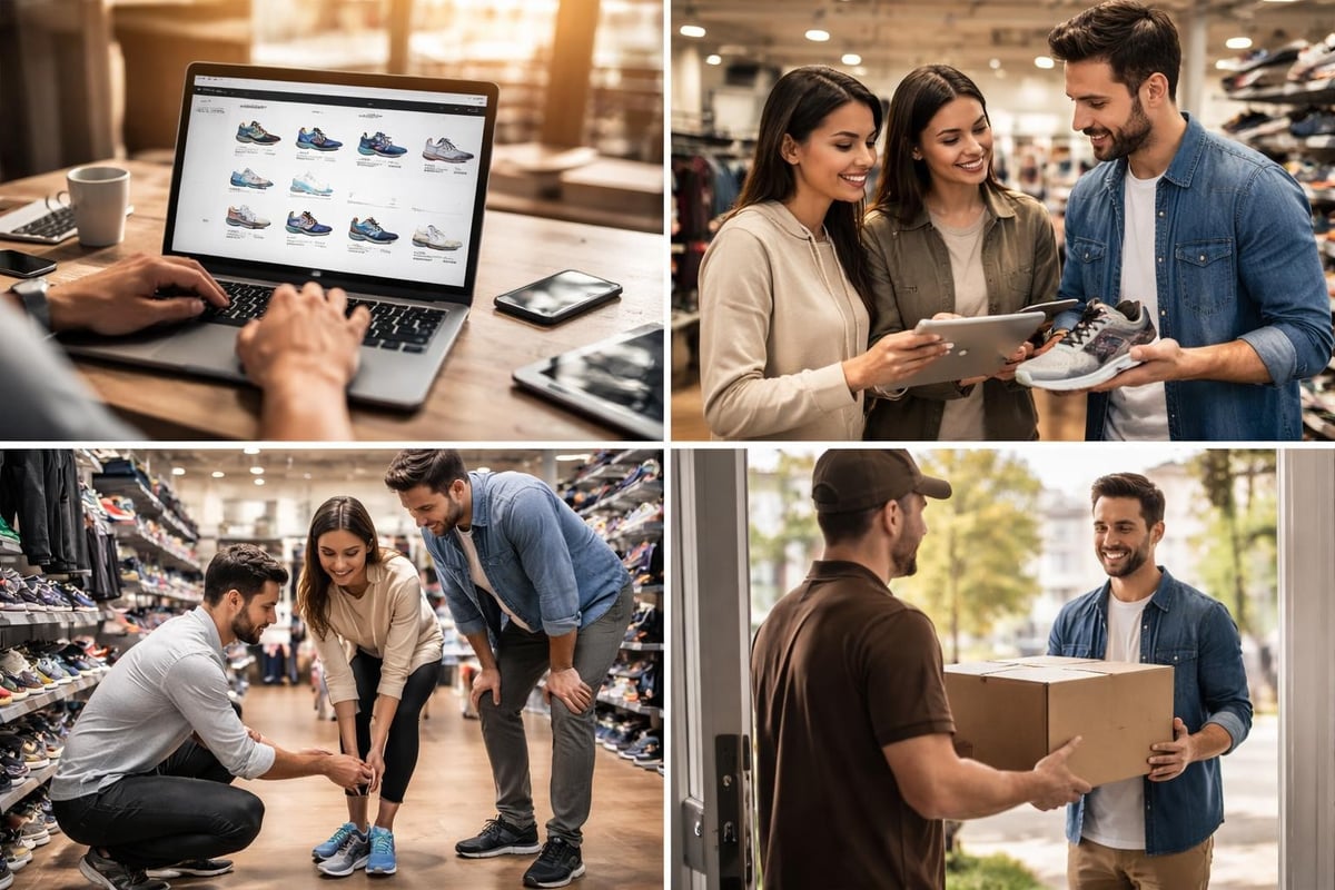Omnichannel sporting goods shopping