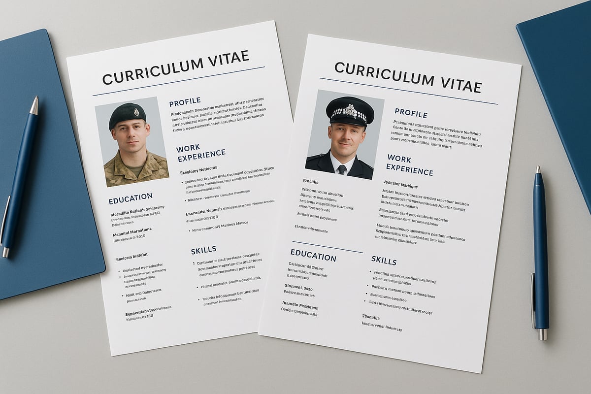 Sample Army CV Formats and Templates for 2026