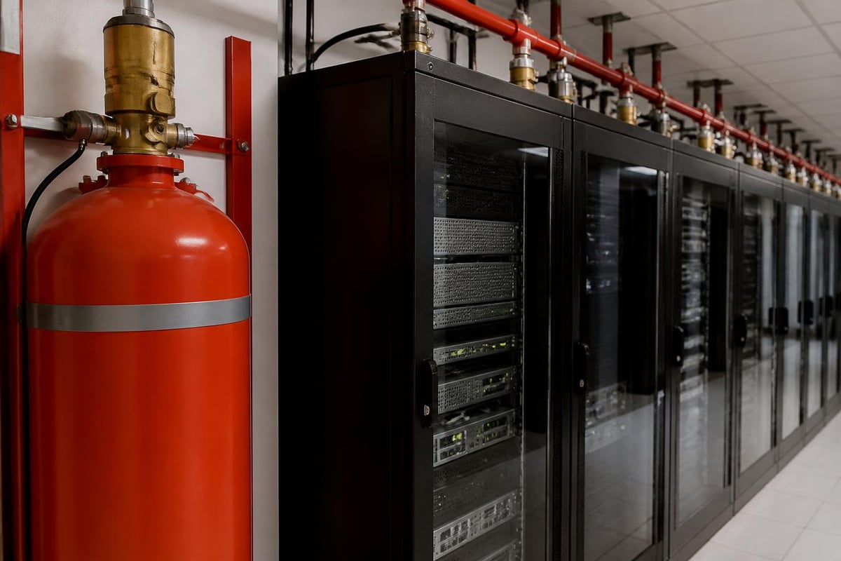 Gas suppression system types