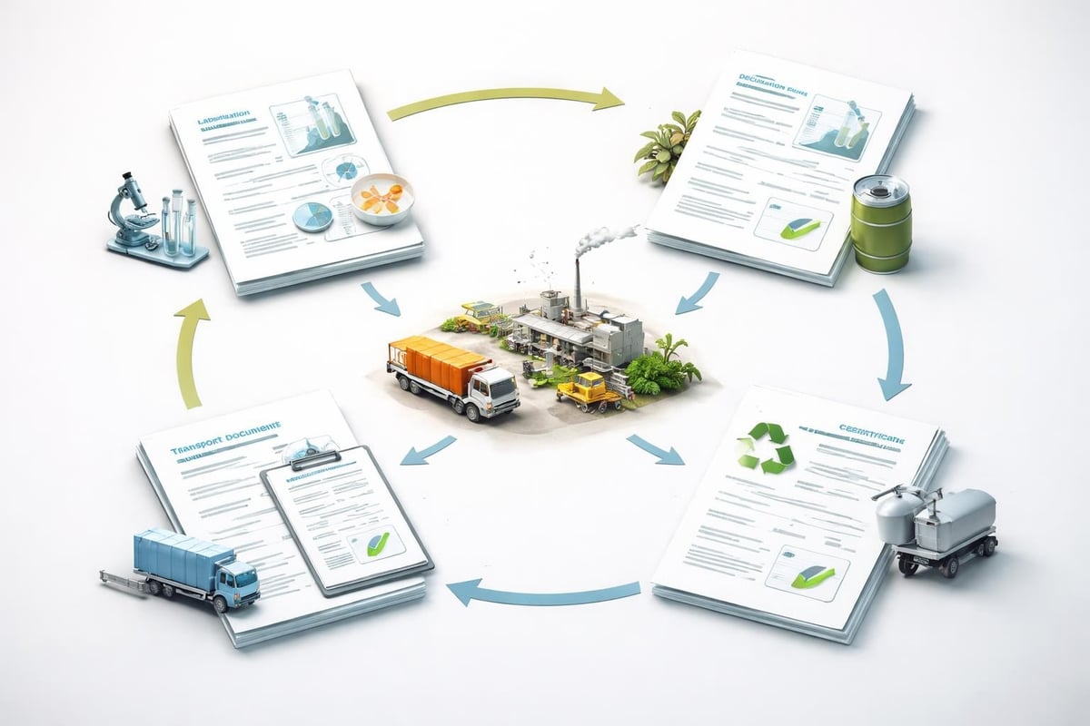 Dokumentationsablauf Entsorgung