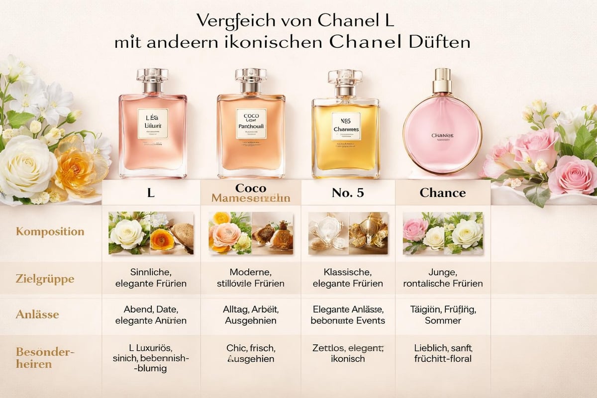 Chanel Fragrance Comparison