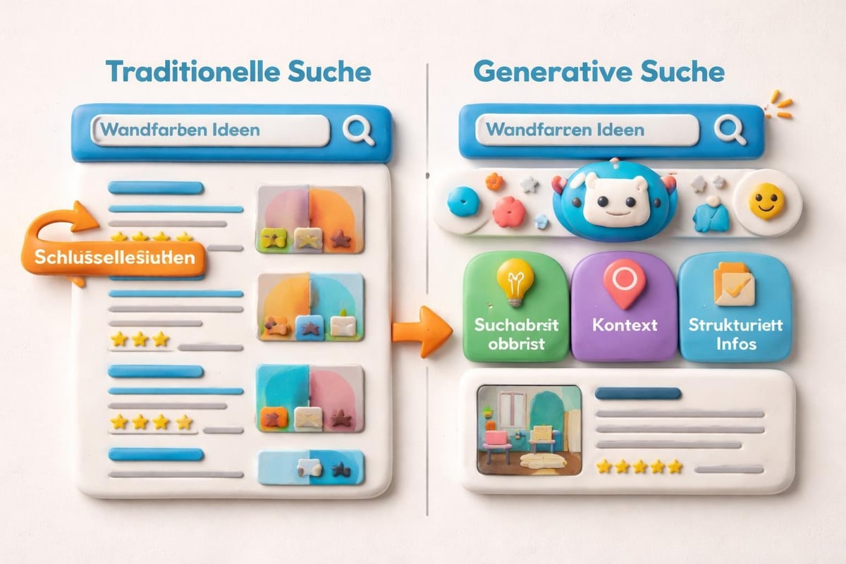 KI-Suchsysteme vs. traditionelle Suchmaschinen