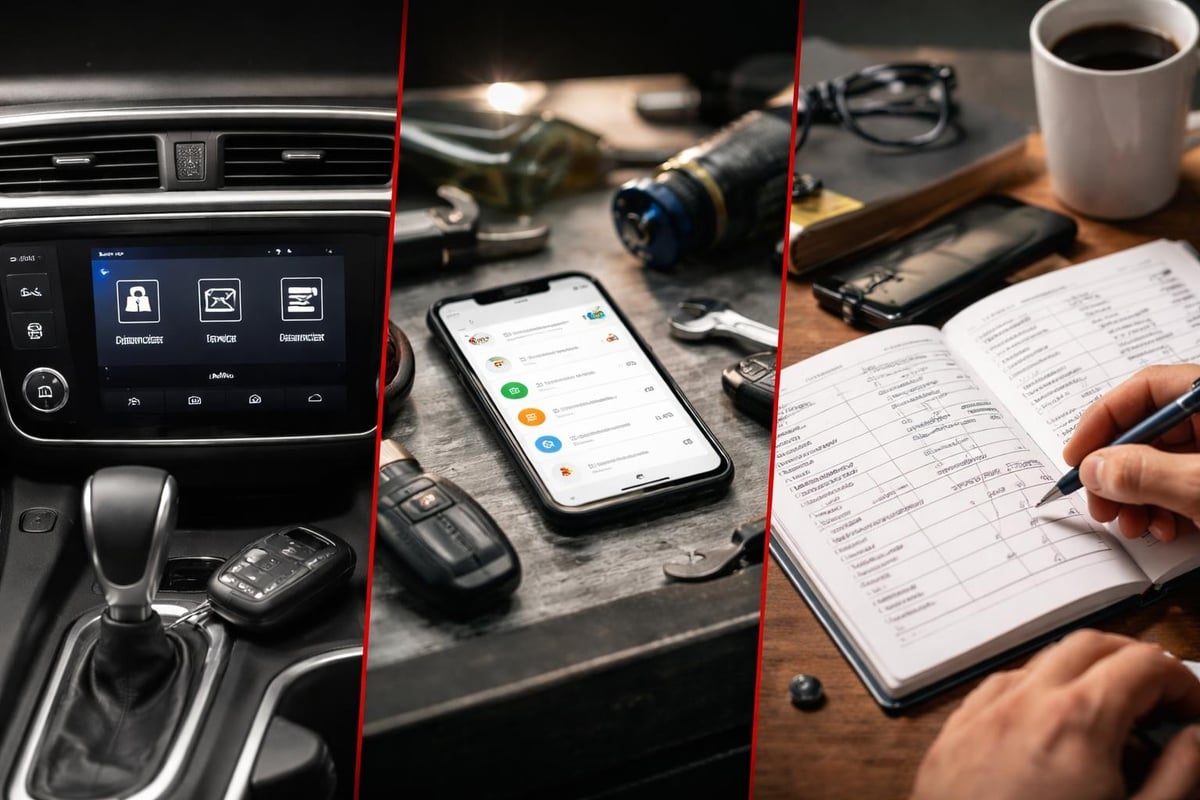 Car maintenance reminder types