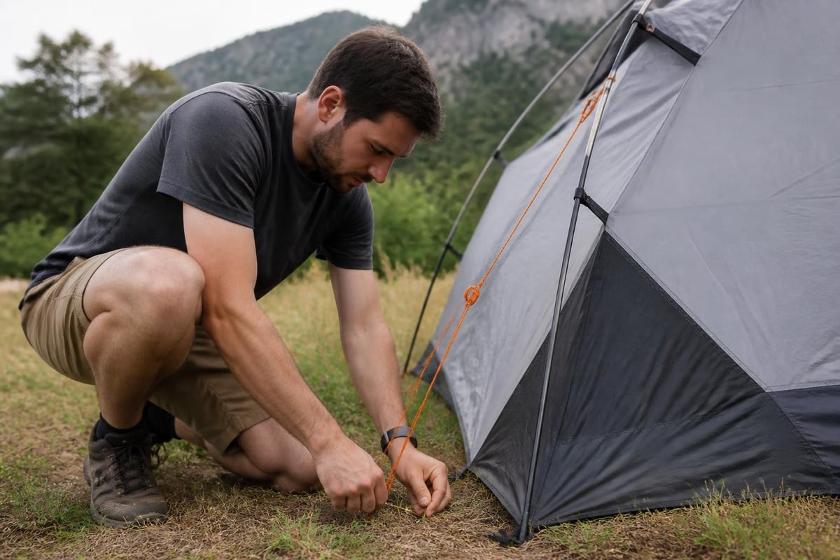 Tent maintenance routine