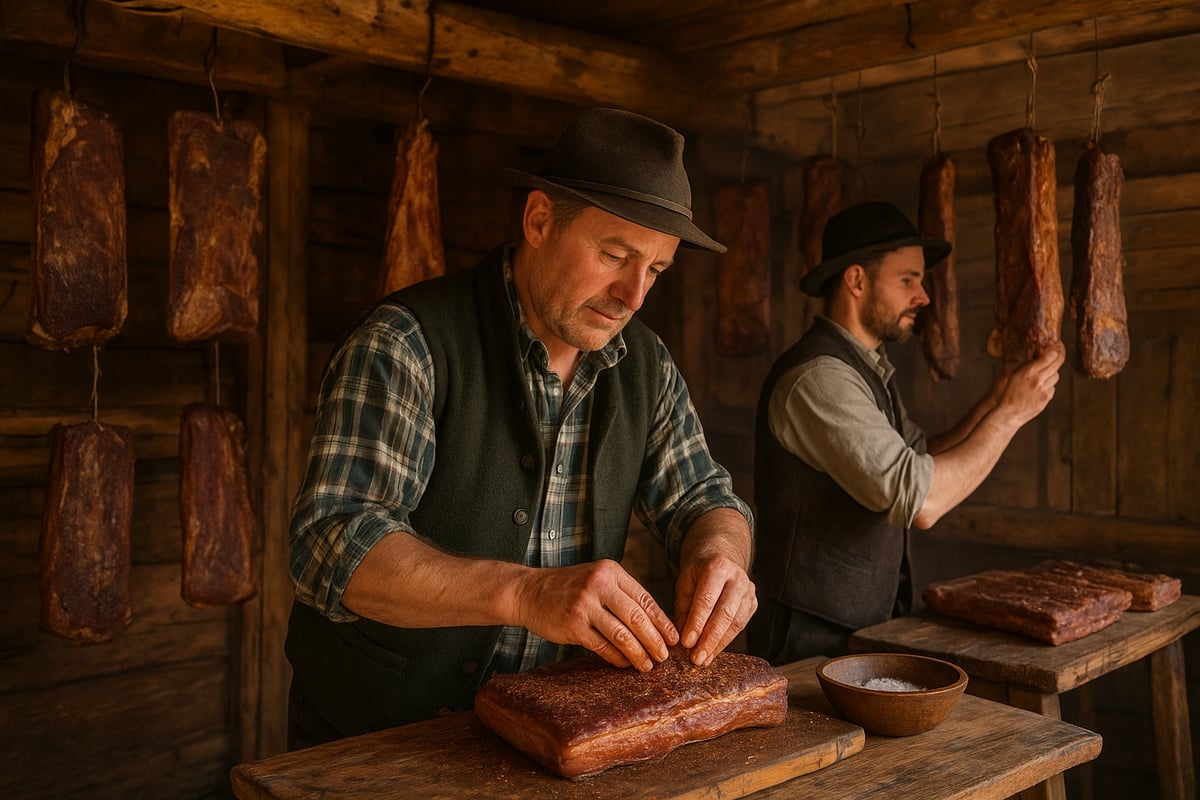 Herstellung von Tiroler Speck: Von der Auswahl bis zur Reifung