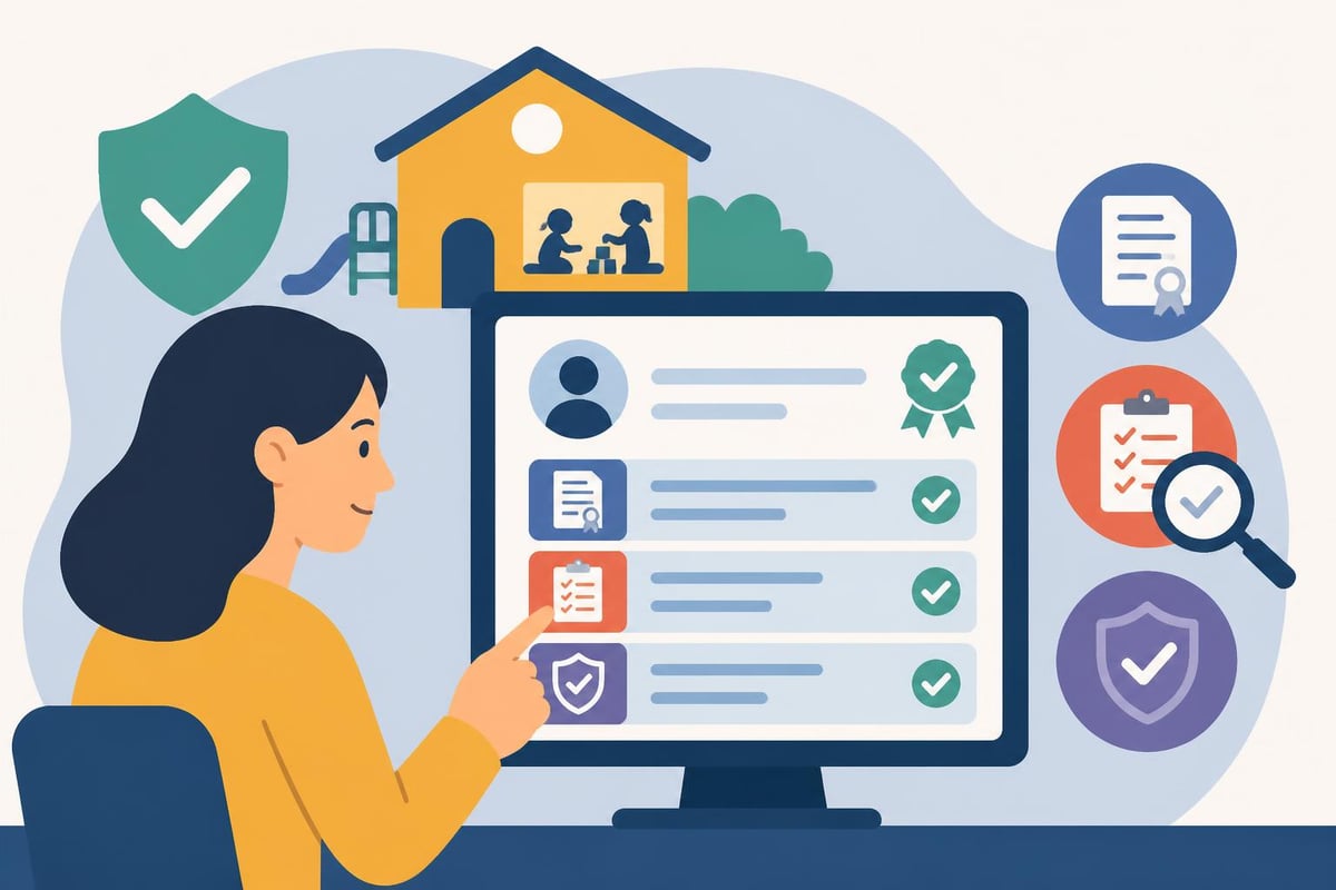 Virginia childcare licensing verification process