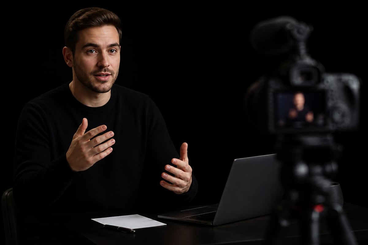 AI talking video script structure