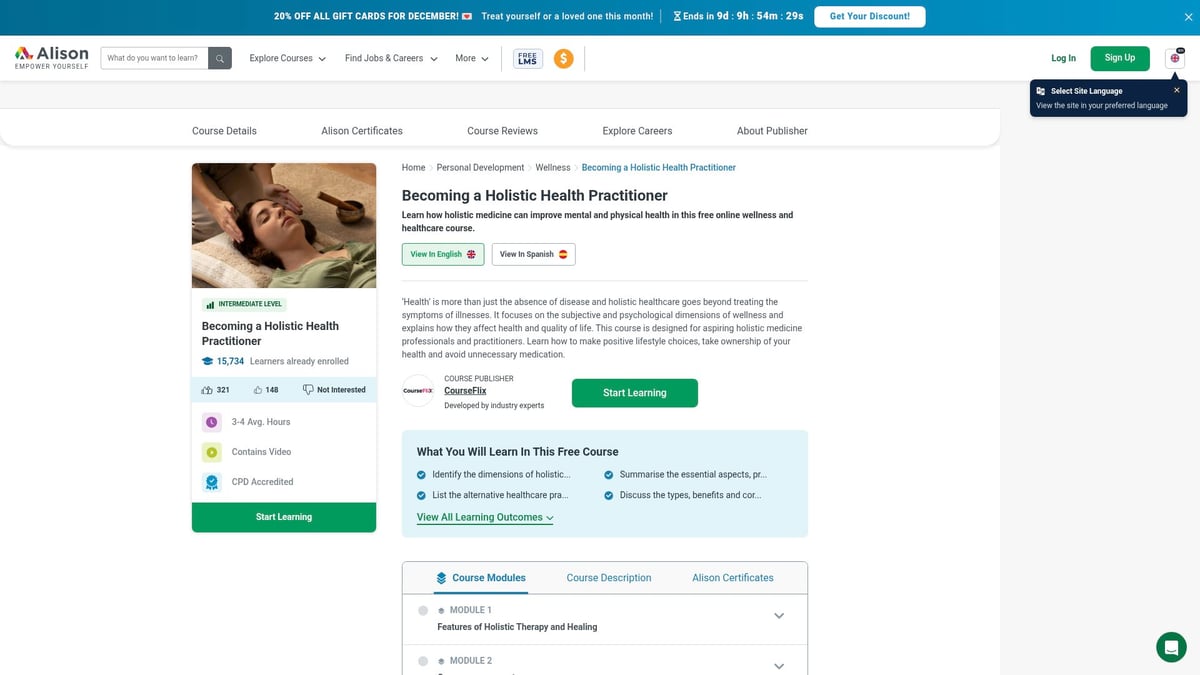 7 Best Holistic Course Online Options to Explore in 2026 - Yoga, Meditation & Mind-Body Practices – Alison