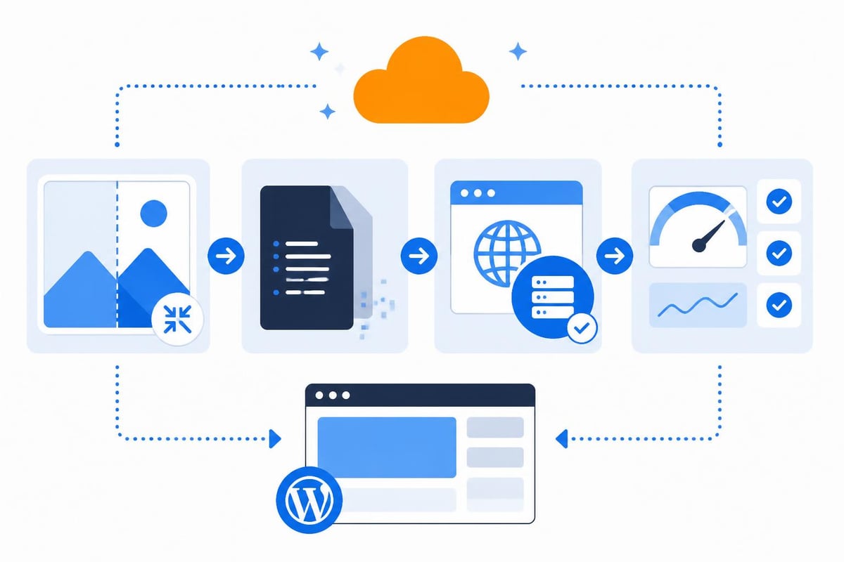 WordPress performance optimization workflow