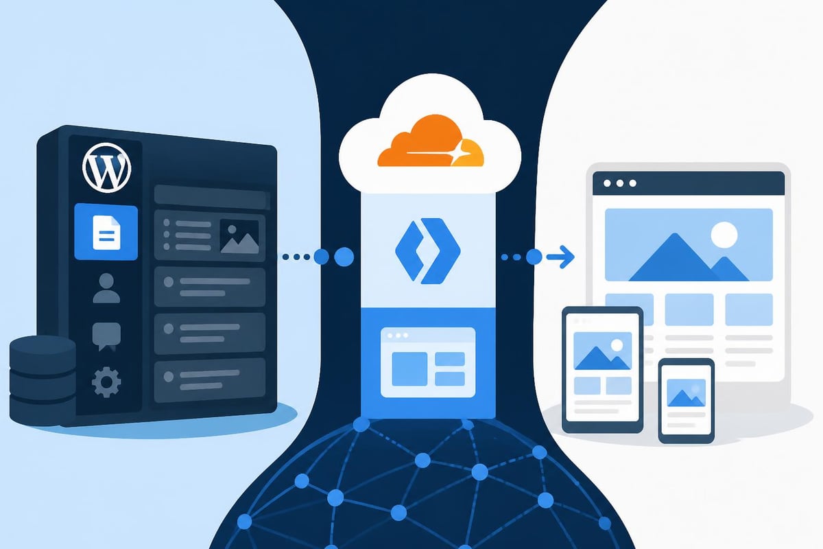 WordPress headless architecture with Cloudflare